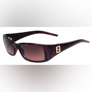 Fendi Sunglasses Brown FS5078 FF Logo Gold